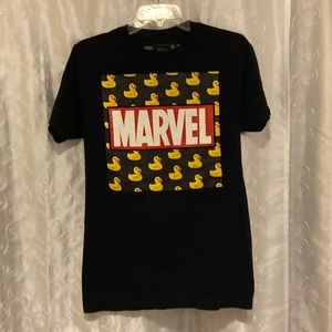 Marvel Logo NEFF T-Shirt w/Ducks Size Mens Small 🔥